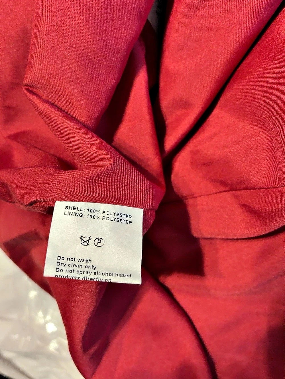 Bari Jay Red Chiffon Convertible Cross-Back Formal Maxi Gown Sz 16 - Picture 6 of 7